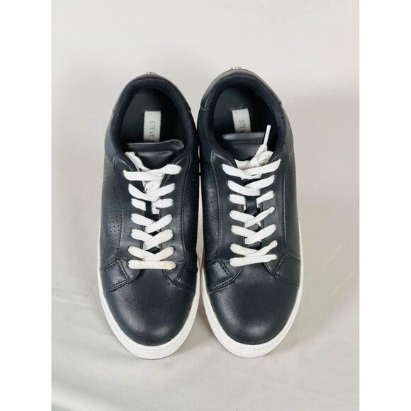 Steve Madden Women’s Vonn BLACK Sneakers Size 10 - Picture 1 of 9